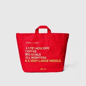 FIGS - A Very Large Needle Tote (Pop Red - Lunar New Year)